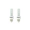 Bulbrite KX Dimmable T3Mini-Candelabra Screw Base E11 Clear Light Bulb, 2 PK 861114 - alternate 1
